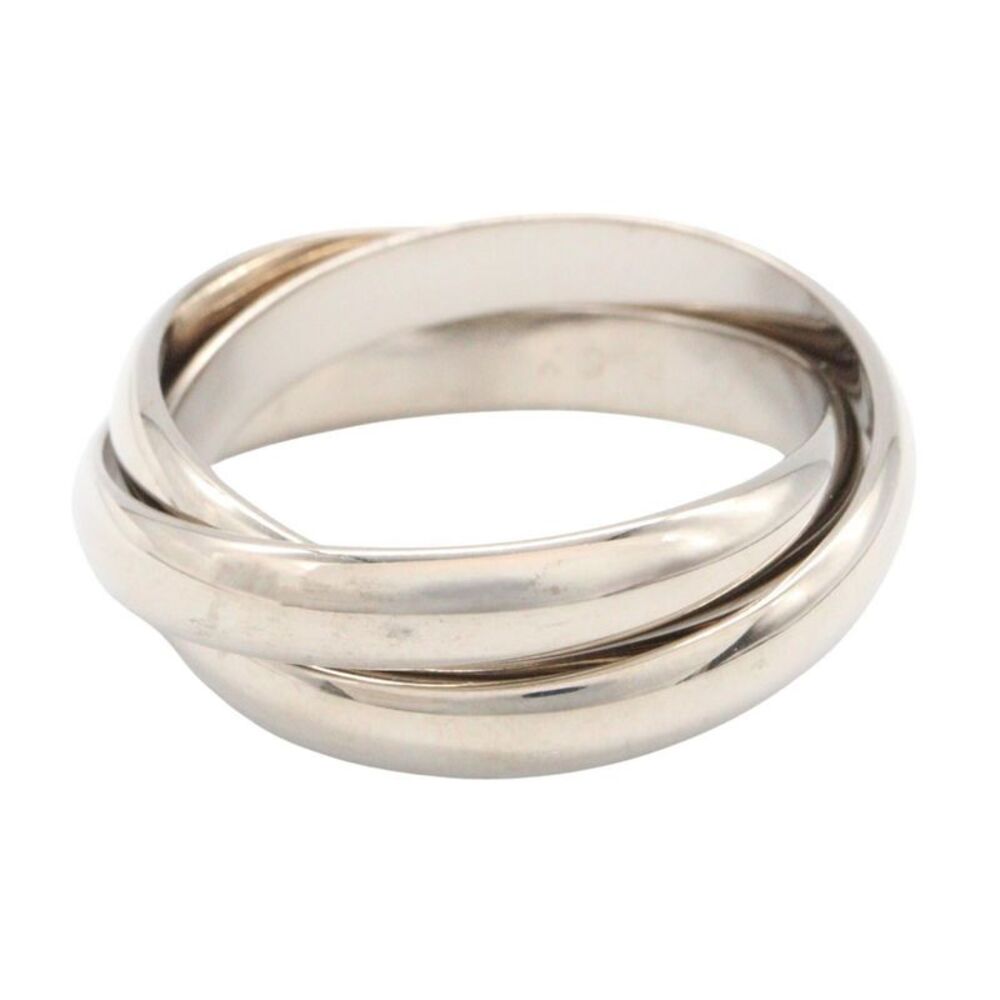 Cartier Trinity Au750 White Gold Ring Size 15